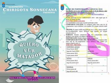 La Chirigota de Sonseca vuelve al Carnaval de Ajofrín